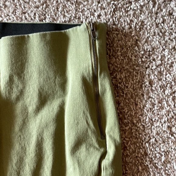 Green Slacks with Elastic Waistband - Picture 2 of 3